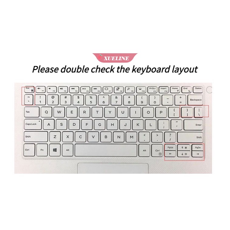 Sarung Keyboard Dell XPS 13 9300 9310 9305 9350 9360 9365 9370 9380 9575 7390 13.3 inch Pelindung Keyboard Laptop [ZXL]