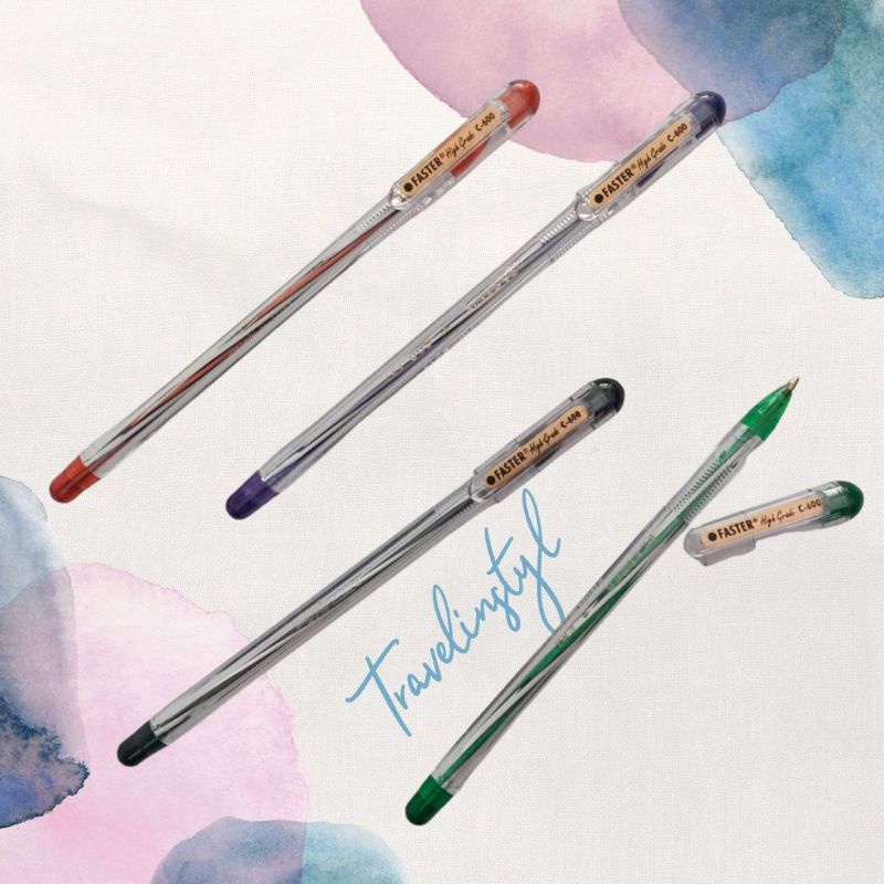 

Pulpen Faster C600 warna Hitam