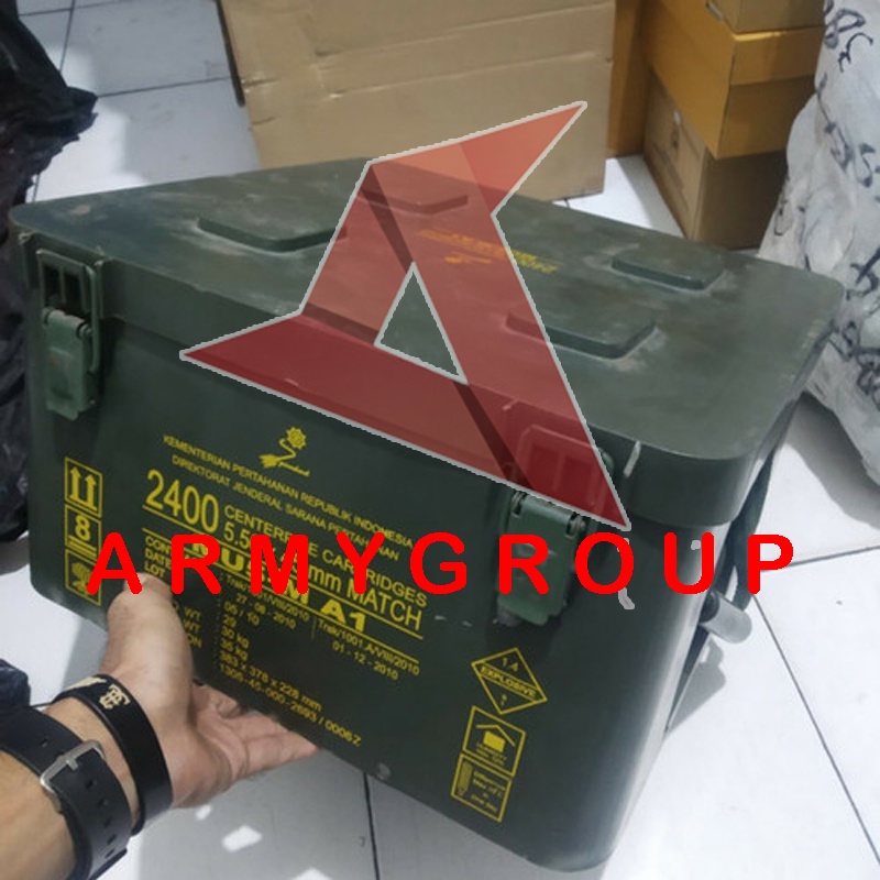 ARMYGROUP BOX PINDAD / BOX BEKAS JATAH TNI