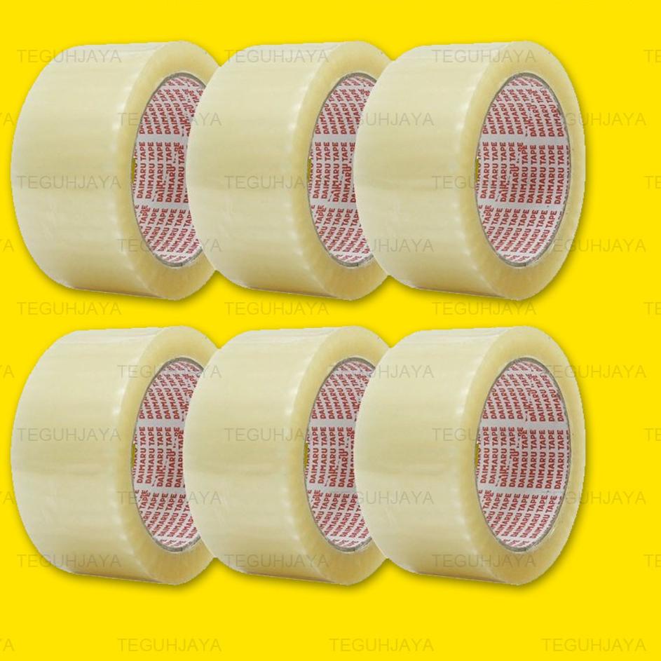 

Langsung Kirim Lakban Isolasi Selotip Merk Daimaru 48mm x 90 Warna Bening & Coklat