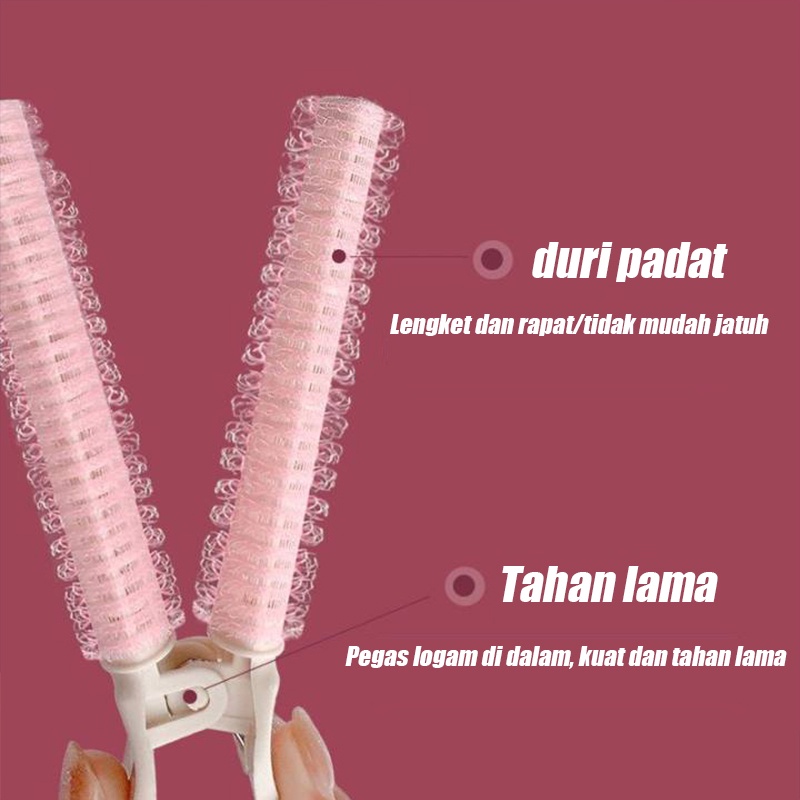 MAANGE Gaya Korea Air Poni Curling Iron Tidak Menyakiti Jepit Potong Rambut Fashion Aksesoris Hair Roller Rambut Alat Rambut Untuk Wanita0252