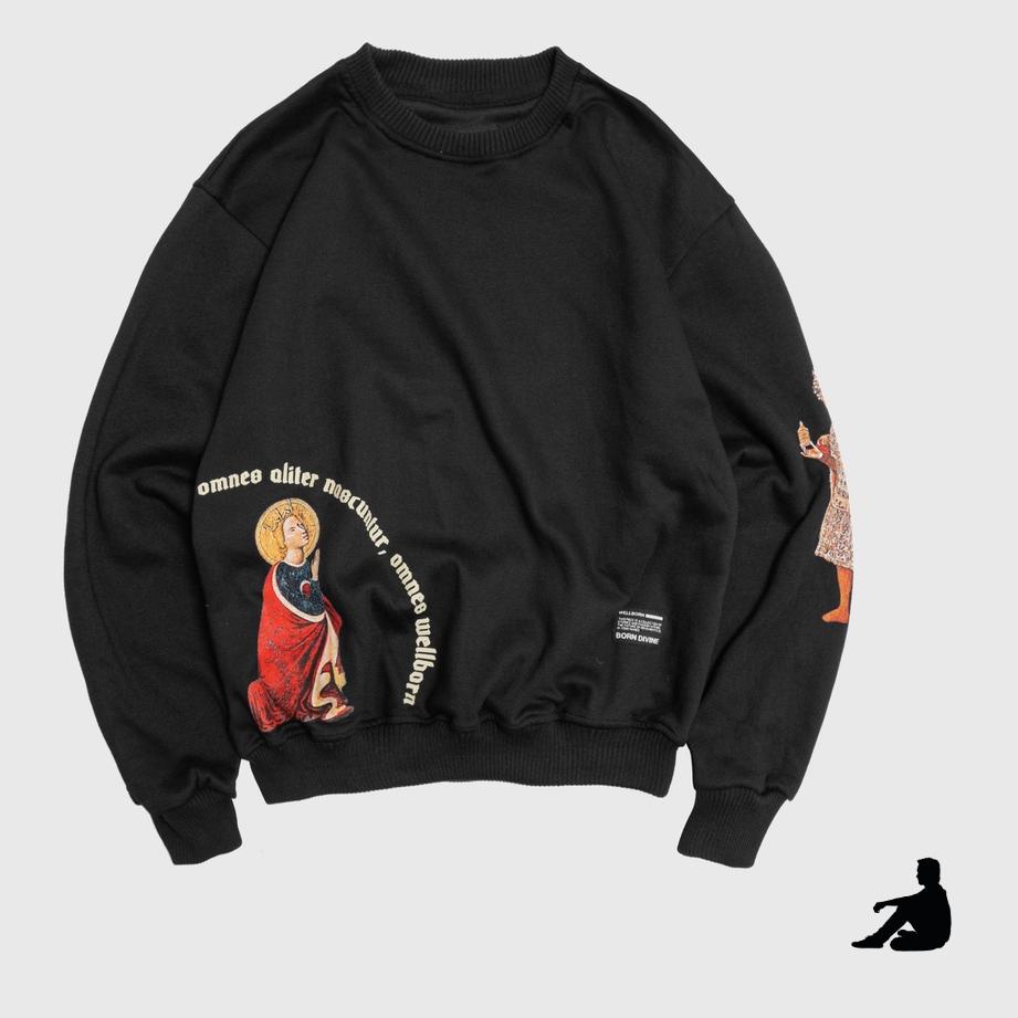 ✻ Wellborn Paenitet CN Black Sweater ♛