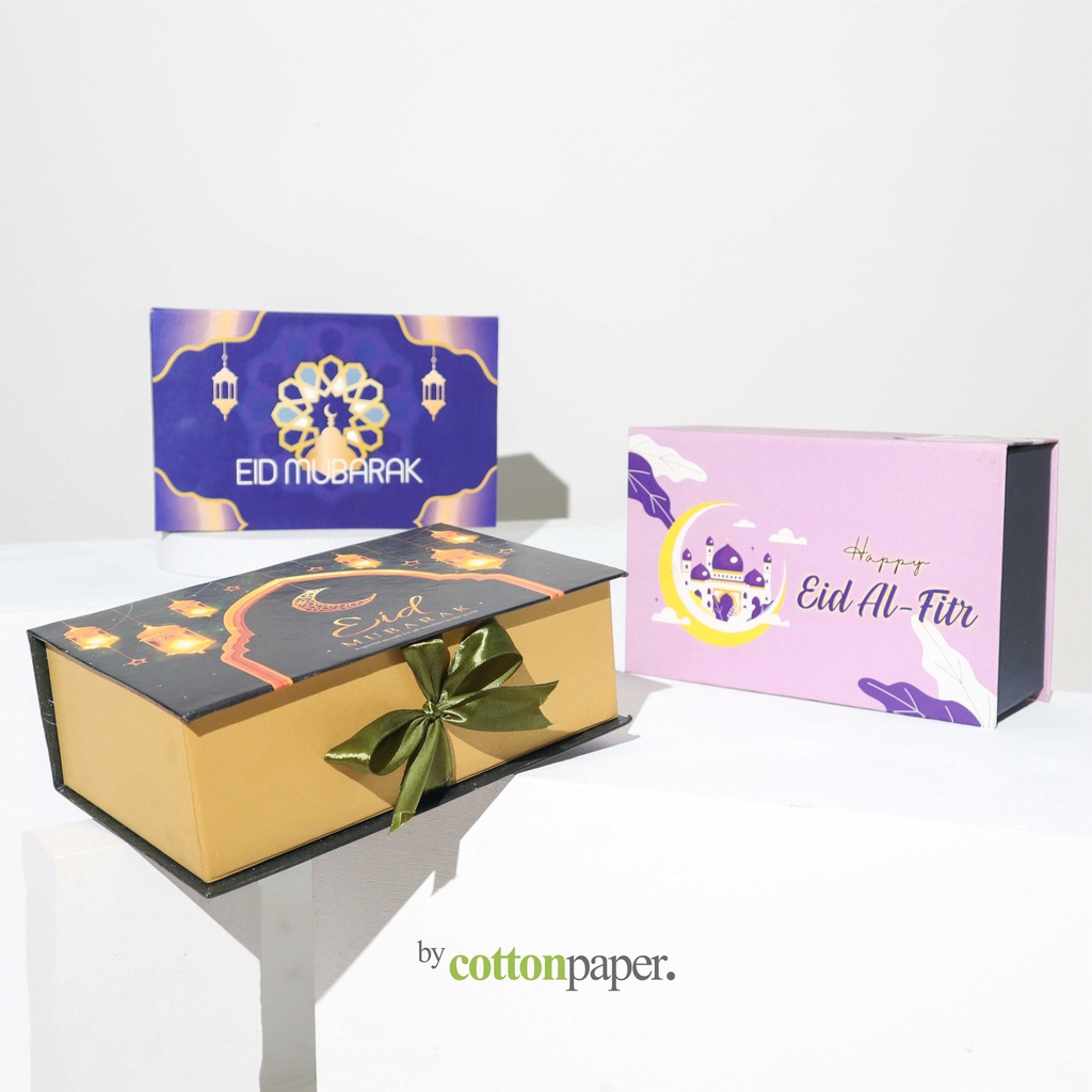 

Kado Hamper's Lebaran / Box Lebaran / Kotak Kado / Gift Box / Box Idul Fitri / Hardbox / Eid Mubarak Size 25x15x8cm