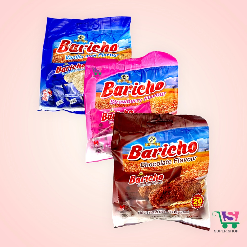 BARICHO Oat Cokelat / Strawberry / Vanilla Sereal Gandum  (isi 20 pcs)