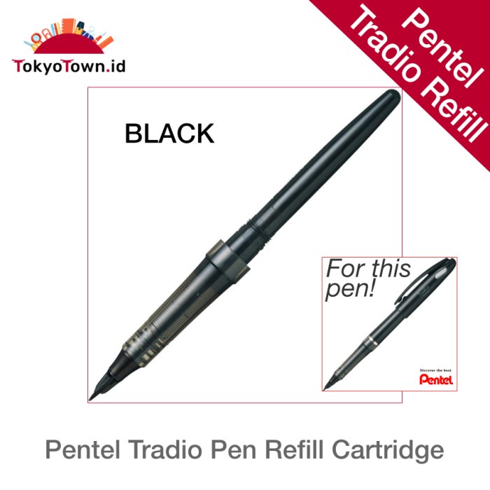 

BISA COD Pentel Tradio Pulaman Ink Pen Refill