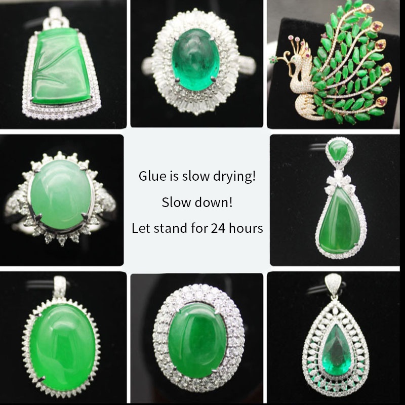 Glue 15Ml T9000 Lem Perhiasan Transparan Diy Berlian Imitasi Perekat Multi-fungsi Layar Ponsel Perbaikan Sealant Kuat Cepat Kering Lem Akrilik