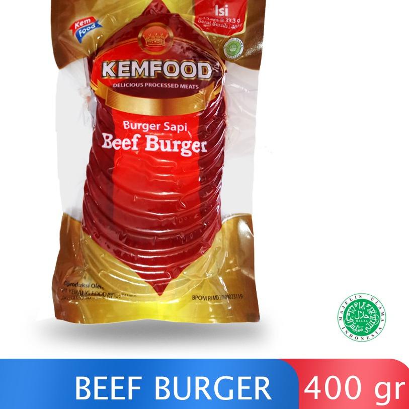 

➵ Kemfood Beef Burger - Daging Sapi Untuk Burger 400gr ♥