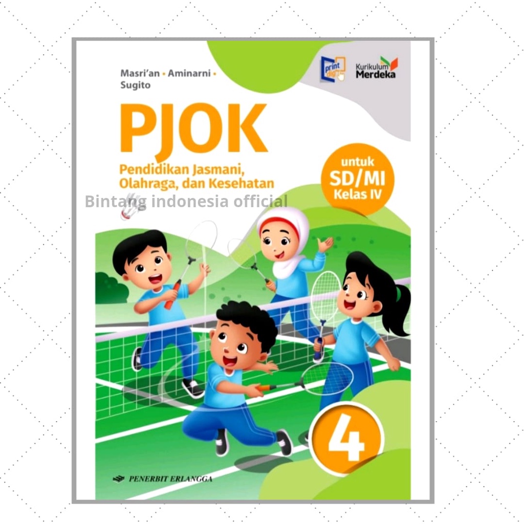 Buku Pelajaran Kelas 4 SD/MI Kurikulum Merdeka Erlangga