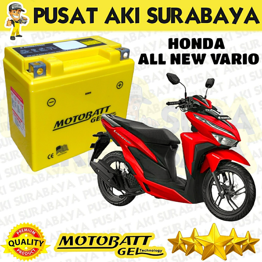 ACCU MURAH ORIGINAL MOTOBATT GEL MTZ6S UNTUK MOTOR ALL NEW VARIO AIR BLADE 150 ACCU KERING YTZ6V GTZ7S GTZ6V