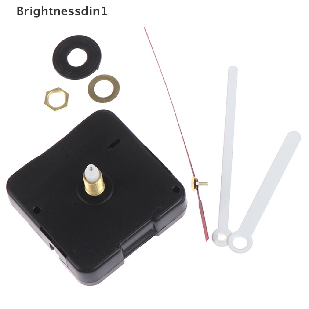 [Brightnessdin1] Diy Silent Classic sliver Watch Jam Dinding Movement Mechanism Parts Butik