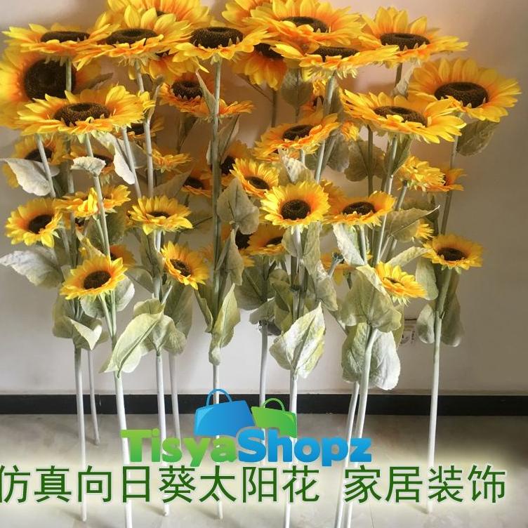 A79 Sunflower Jumbo / Bunga Matahari Besar Artificial Bunga Plastik [ TANPA POT ] PROMO SPESIAL さ