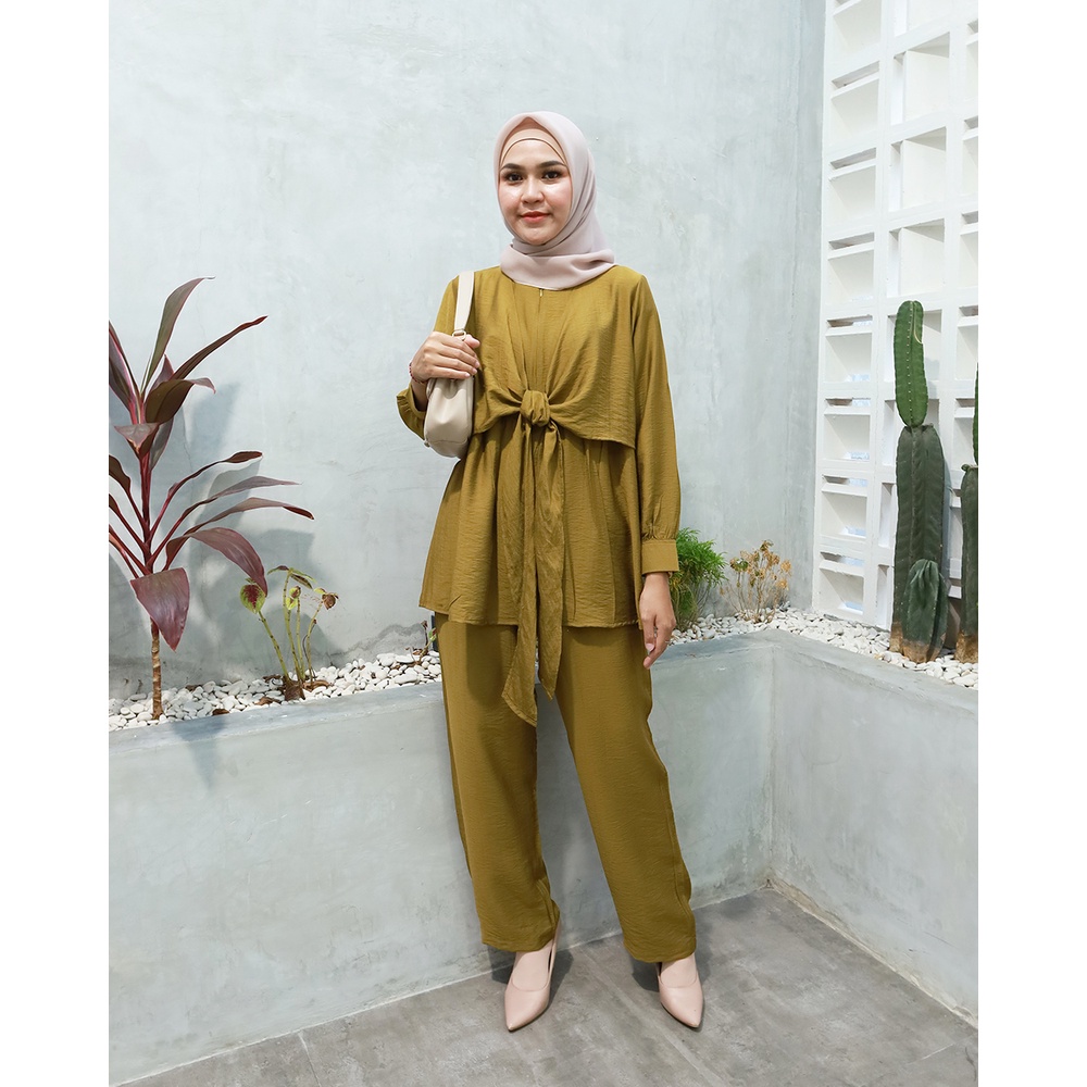 One Set BOBA - Setelan terbaru by Hijab Mamah icis