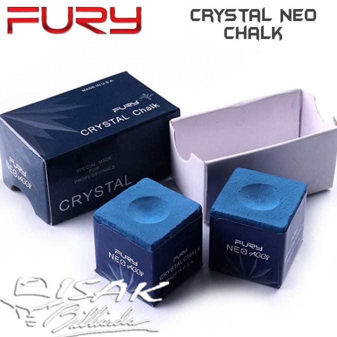 

Fury Chalk - Crystal Neo Chalks Kapur Biliar Billiard Bilyard USA Ori