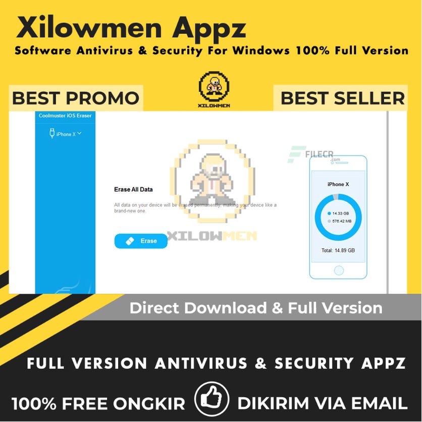 [Full Version] Coolmuster iOS Eraser Pro Security Lifetime Win OS