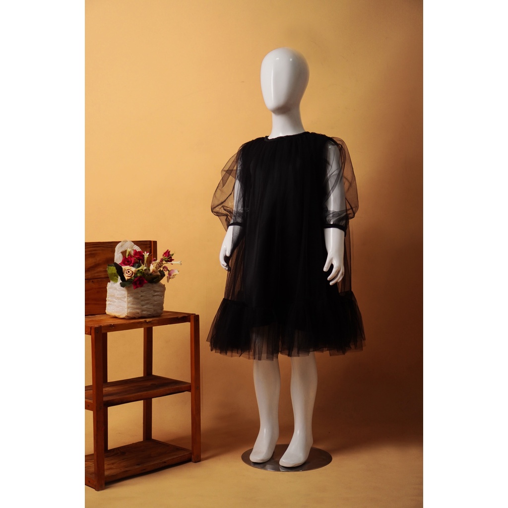 SAOIRSE'S Zelia - Dress Tulle Anak Perempuan Gaun Anak Korean Lebaran Usia 2-8 Th Variasi Warna 1