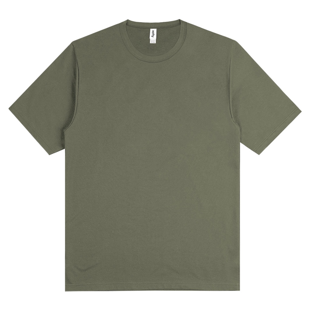 Xofty Tees Static O-Neck Cotton 30s Army