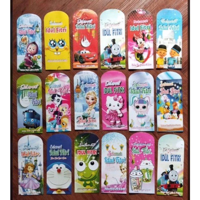 

angpao amplop lebaran uk 8x16cm 1 motif isi 100 pcs - masya 100