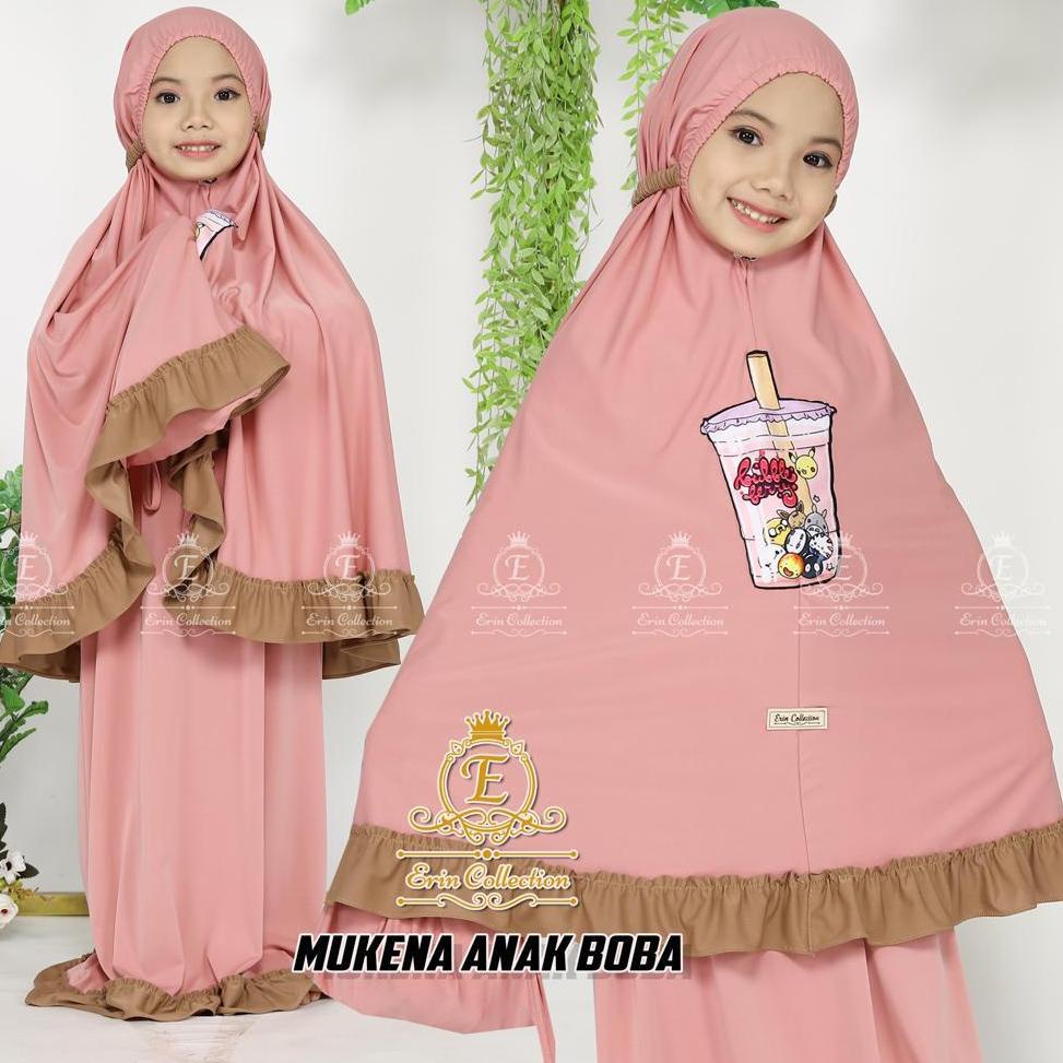 VIRAL MUKENA ANAK KARAKTER BOBA / MUKENA ANAK BOBA