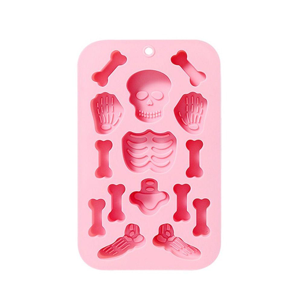 Nanas Paskah Halloween Kerangka Handmade Sabun Cetakan Alat Kue Cetakan Kue Coklat