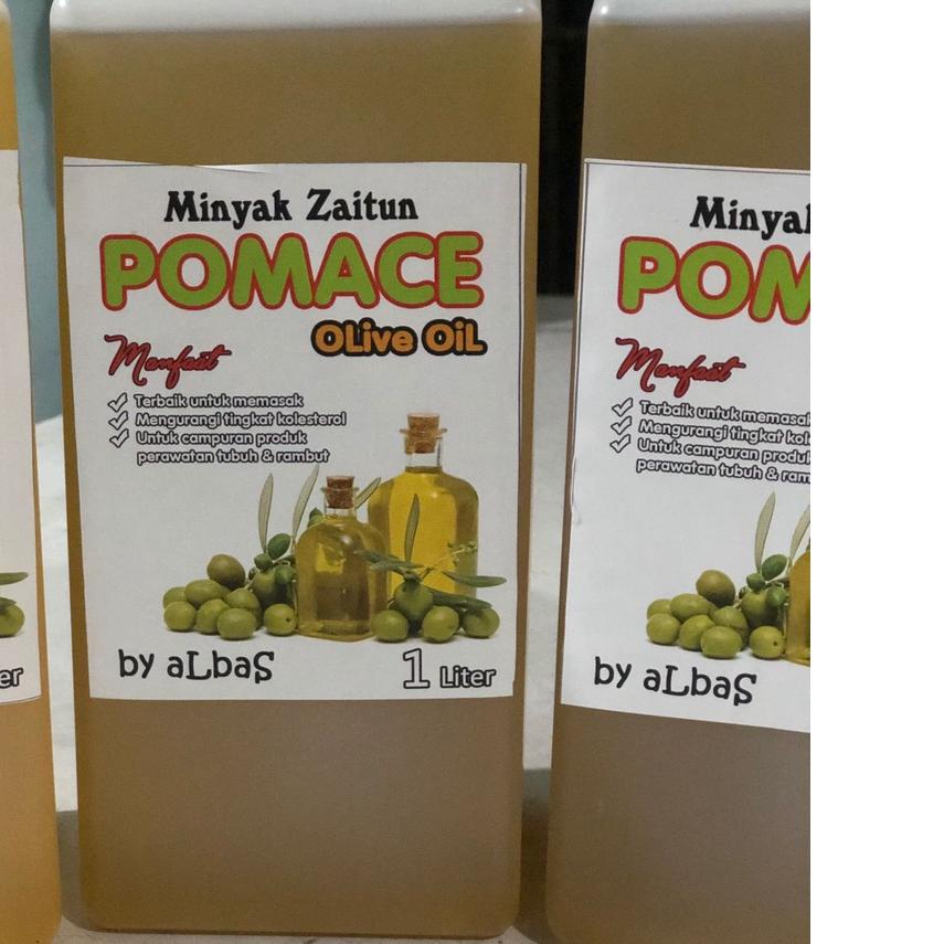 

☞ Pomace Olive Oil / Minyak Zaitun Pomace 1 Liter Terbaik menumis menggoreng memasak ASLI ORIGINAL ♂