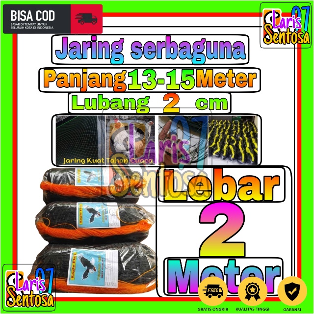 Jaring Pagar Ayam 2 meter / Jaring Lubang Kecil /Jaring Kandang /Jaring Burung / Jaring Taman