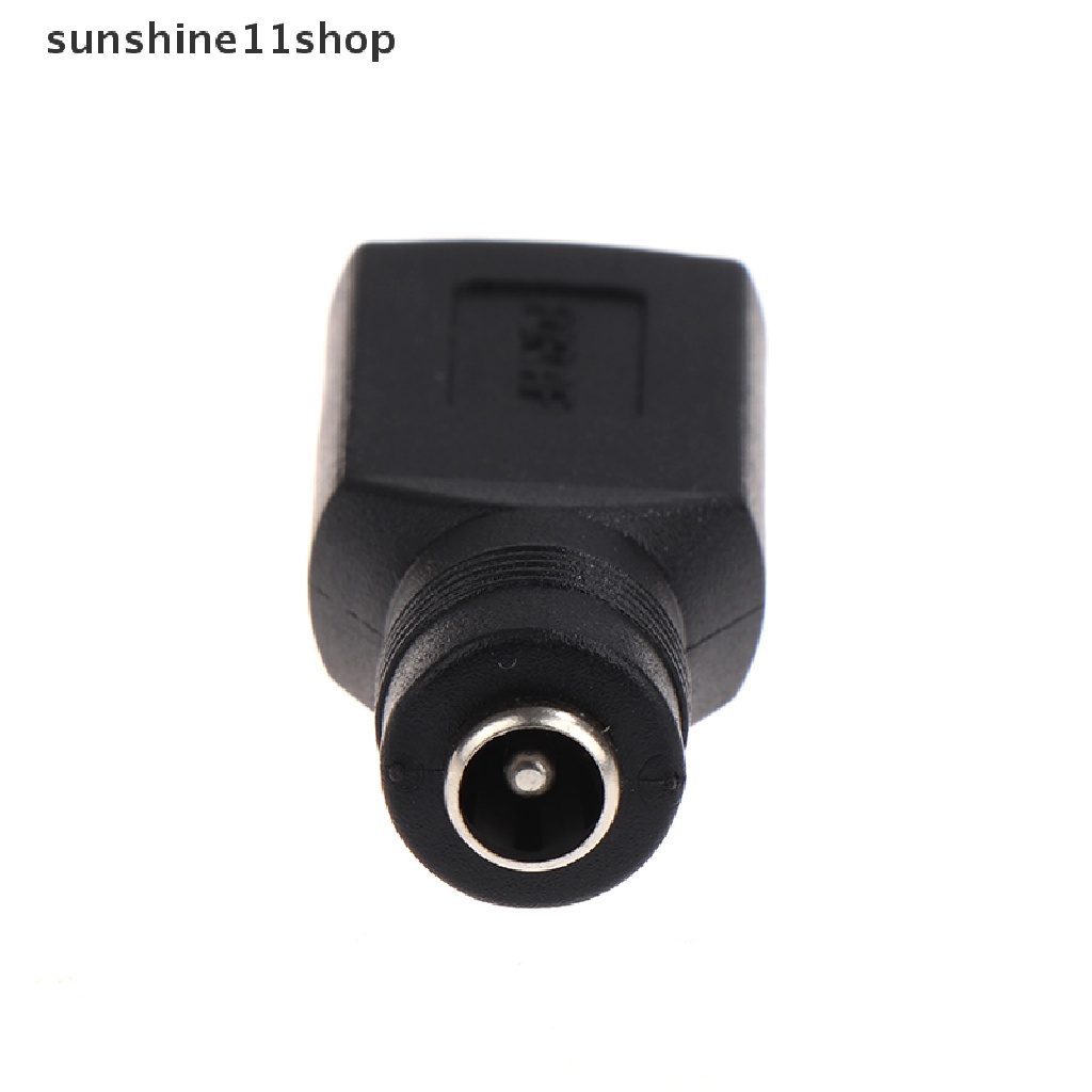 Sho 1Pc Jack DC Female Ke USB 2.0 Male Plug Jack 5V Colokan Listrik Konektor Adaptor N