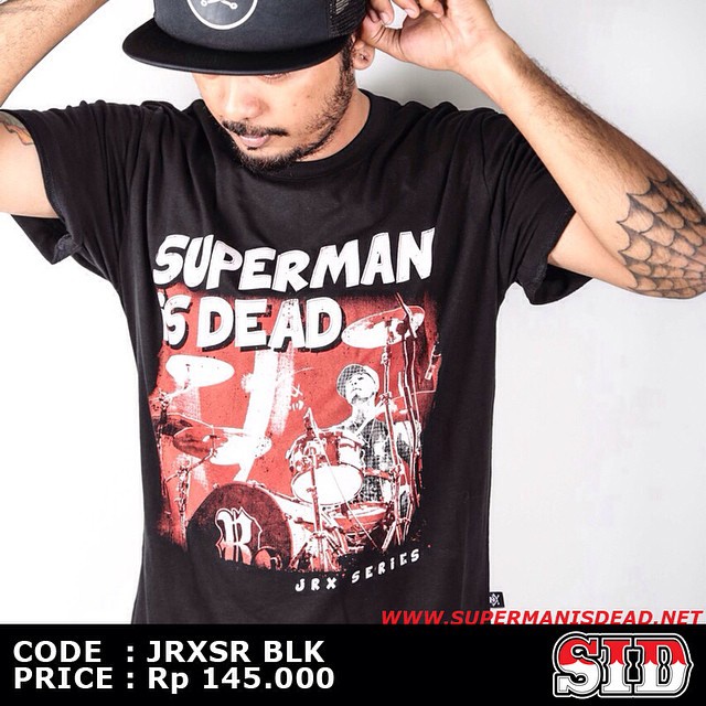 SID MERCH | JRXSR BLK 100% Original Kaos Boxy Fit T Shirt