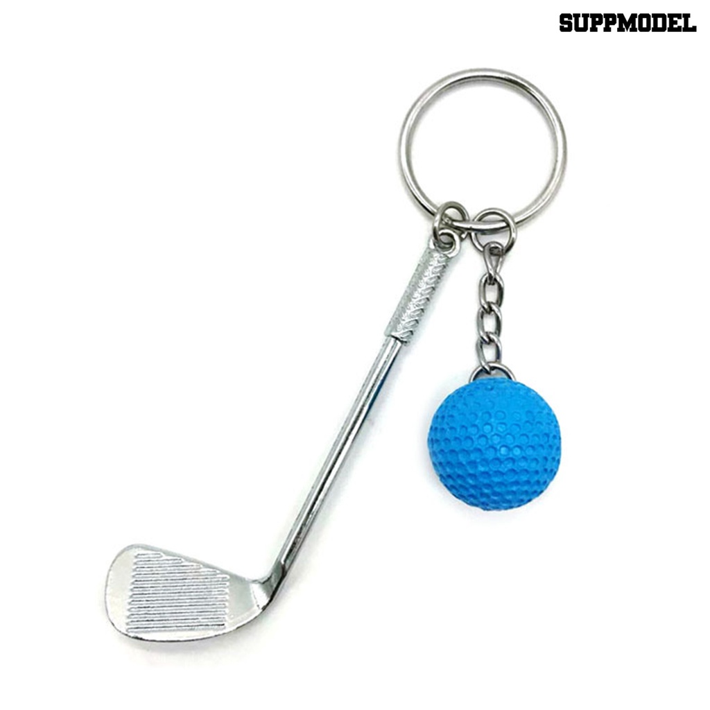 [SM] Gantungan Kunci Liontin Bola Golf Ringan Fashion Split Keyring Untuk Pecinta Olahraga