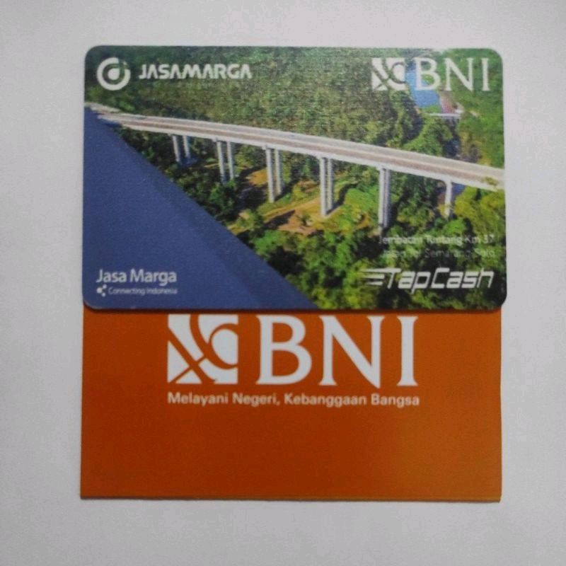 Tapcash BNI  edisi Jalan Toll /Like eMoney eTOLL Flazz Tapcash BRIZZI