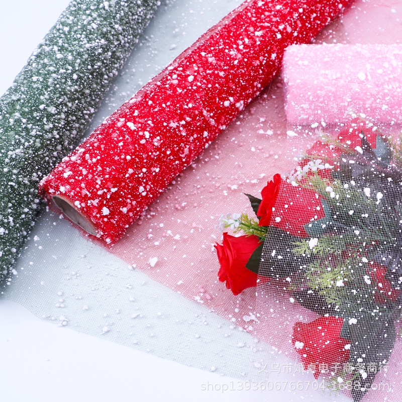 

Kain Tile Salju Pemanis Buket / Snow Wrapping Bouqet COD