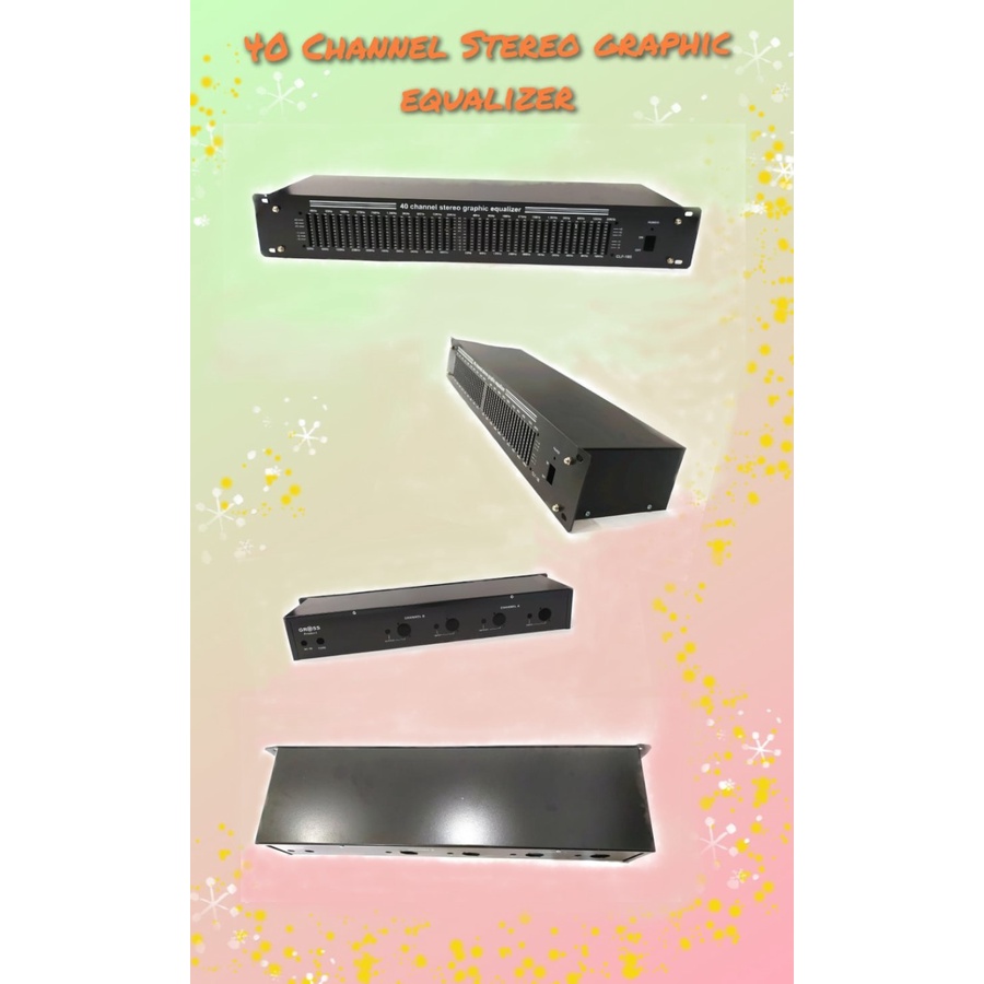 Box 40 Channel Stereo Graphic Equalizer CLF185