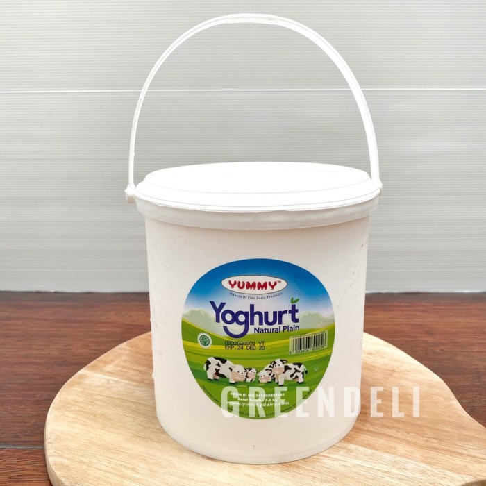 

Yoghurt Plain Yummy 2500 Gram