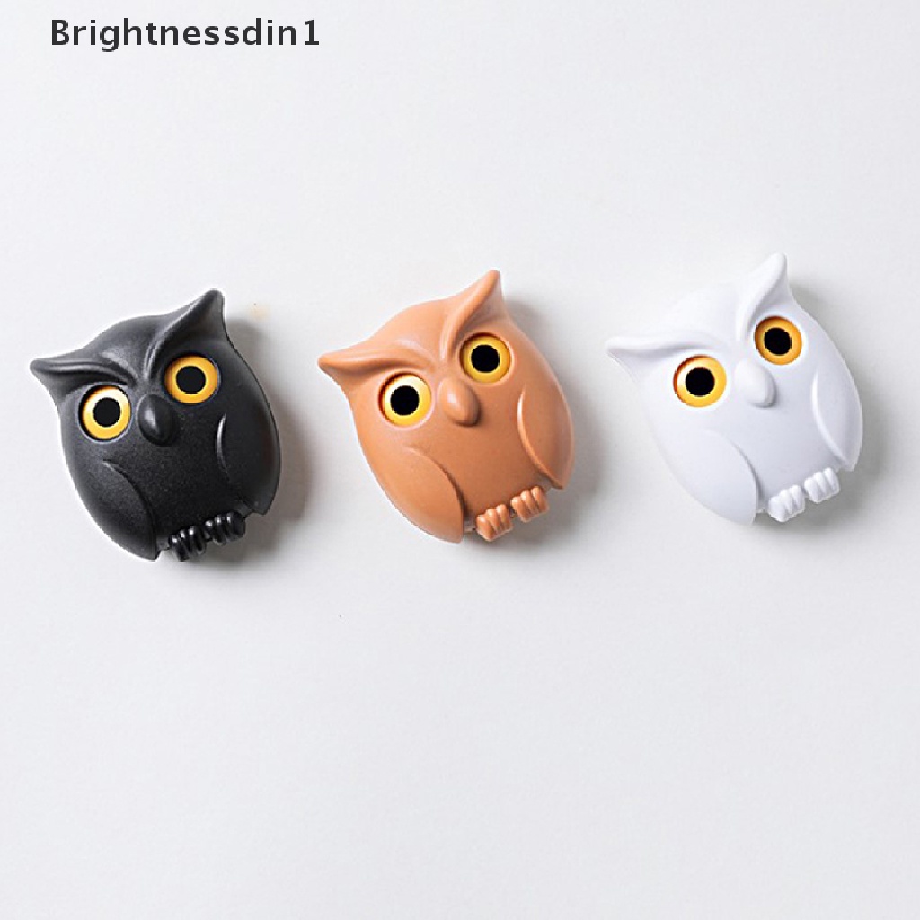 [Brightnessdin1] 1pcs Gantungan Hook Kunci Dinding Gantung Malam Owl Magnetic Keep Gantungan Kunci Key Boutique