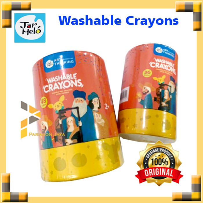 

Terlaris Joan Miro Baby Roo Jar Melo Washable Crayon Non Toxic Crayons