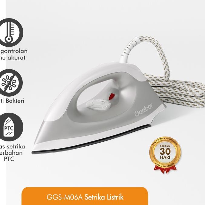 ➣ Gaabor Setrika Listrik Gosokan Pakaian / GGS-M06A ☼