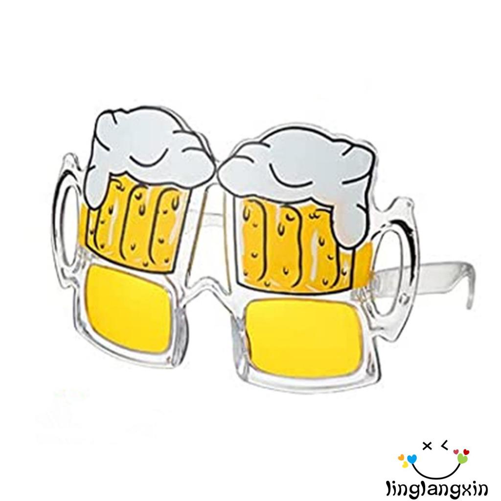 Llx-hawaiian Pesta Kacamata Hitam Tropis Lucu Fancy Dress Props Untuk Dewasa Anak