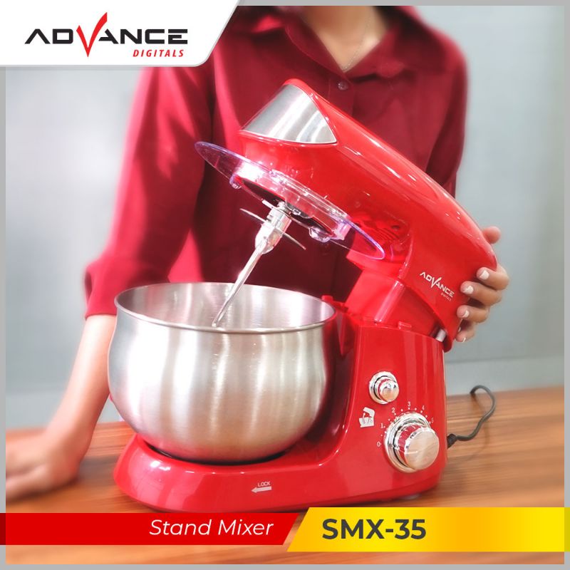 Advance Mixer Com 3.5 Liter Mangkok Stainless / Stand Mixer SMX 35