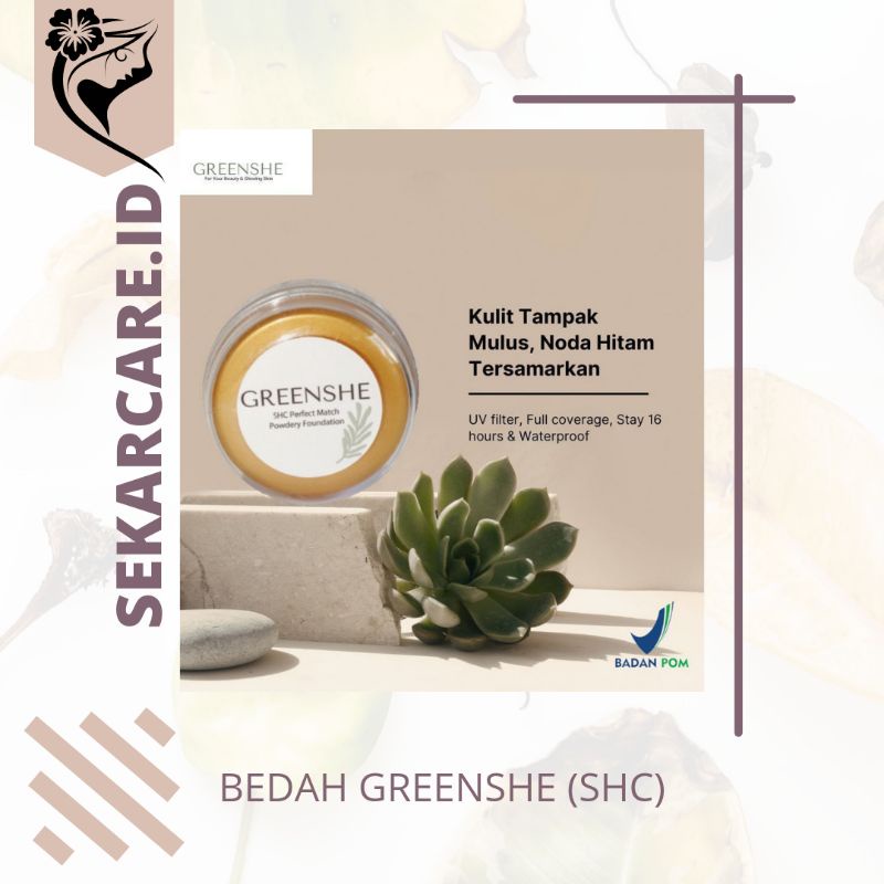 TERLARIS! HADIAH GRATIS [ PAKET GLOWING GREENSHE ] BEDAK SHC / TONER GREENSHE /SERUM PRIMER ! BIKIN WAJAH GLOWING BEBAS JERAWAT MENUTUP FLEK HITAM