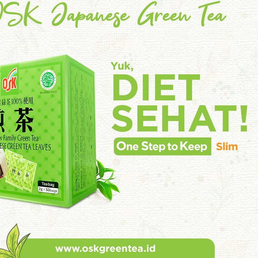 

☟ OSK Japanese Green Tea (50 Sachet) ➩