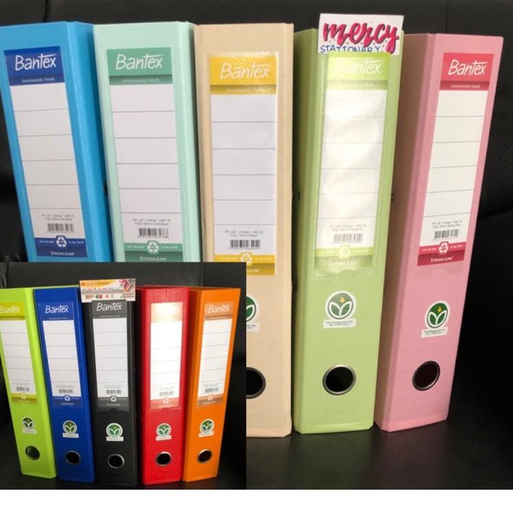 

Pasti Terjamin Ordner bantex - PP Lever Arch File PP 1465 Folio 7 Cm capacity.