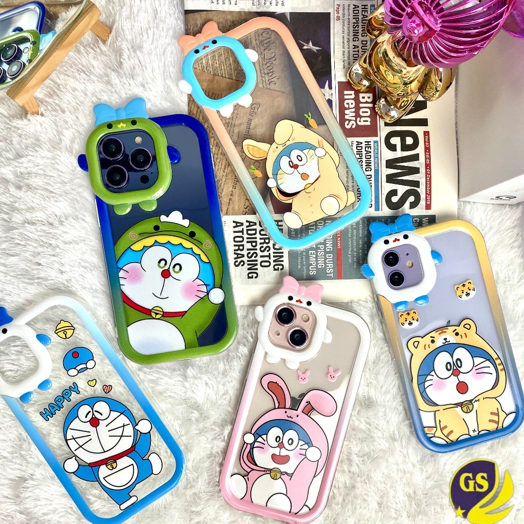 NEW!!! SOFT CASE LENSA KARTUN BOW MONSTER SWEET 3D KARAKTER DORAEMON FOR IPHONE 13 13MINI 13PRO 13 PRO MAX 14 14PLUS 14PRO 14 PRO MAX