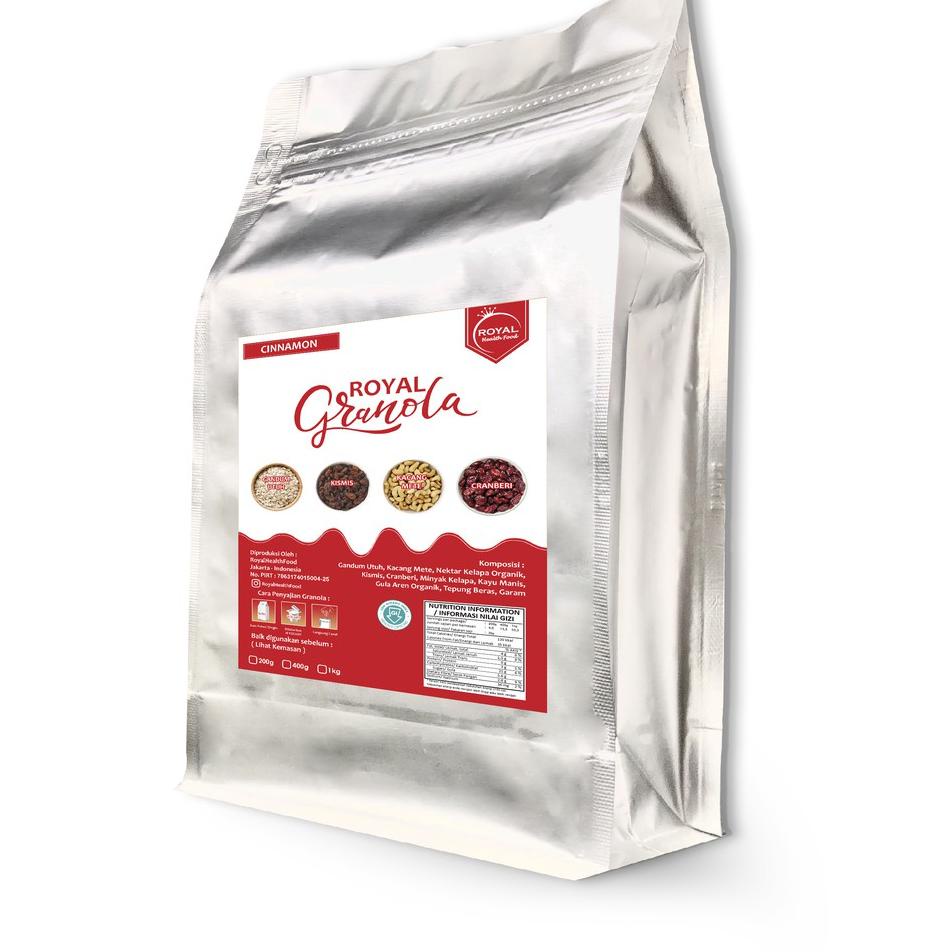 

♗ ROYAL Granola 1 KG CINNAMON ☑