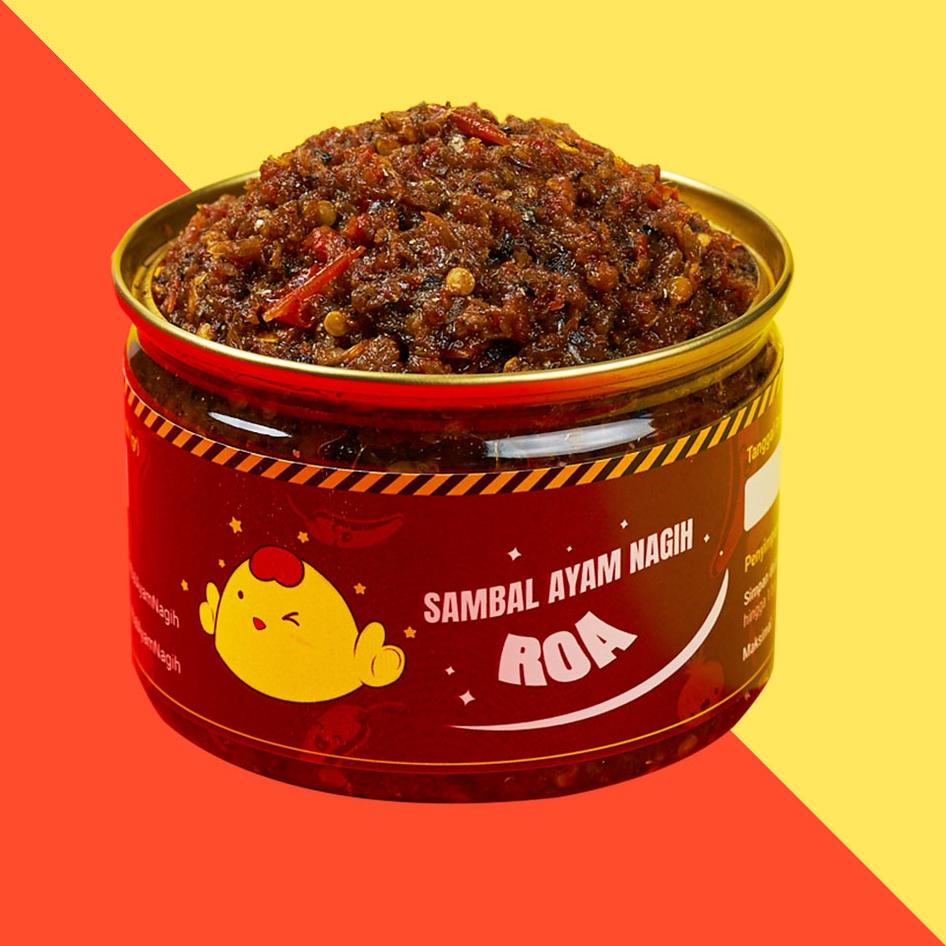 

♔ SAMBAL NAGIH - Sambal ikan ROA Khas Manado Toples ♠