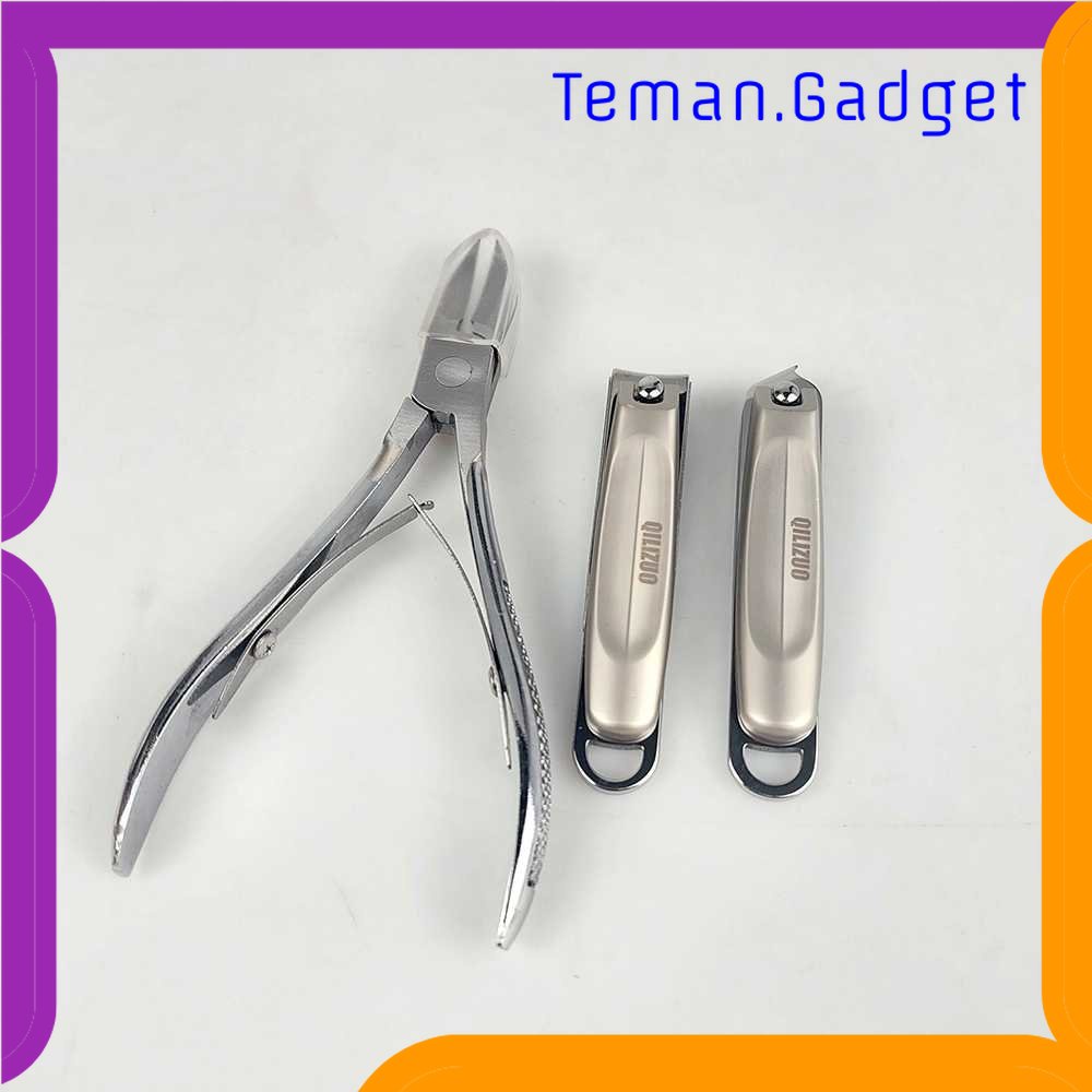 TG - PRW QILIZUO Gunting Kuku Nail Art Set Manicure Pedicure 9 PCS - 309