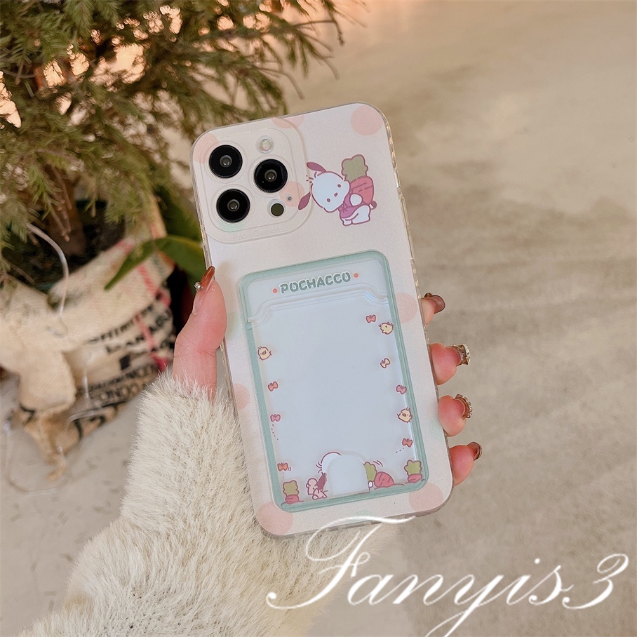 Redmi A1 Plus 10C 10A 10 9A 9C 9 9T Note 11s 10s 9s 11 10 9 8 Pro Poco X3 NFC X3Pro Mi 11 12 Lite 11T Pro Hewan Kartun Lucu Tempat Kartu Ponsel Case Bening TPU Lembut Cover Pelindung