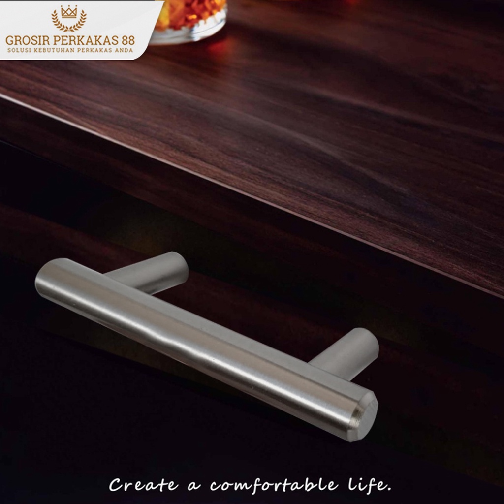 Tarikan Laci Handle Pintu Lemari Huben Tps12 Kitchen Set Pegangan Meja