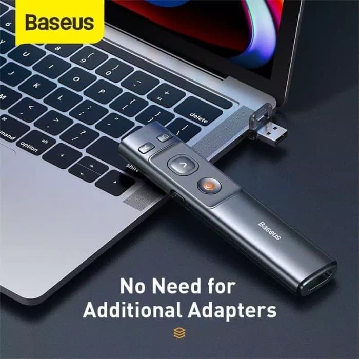 

[[JNT COD]] Baseus Laser Pointer Wireless Presenter For Presentation Mac Windows