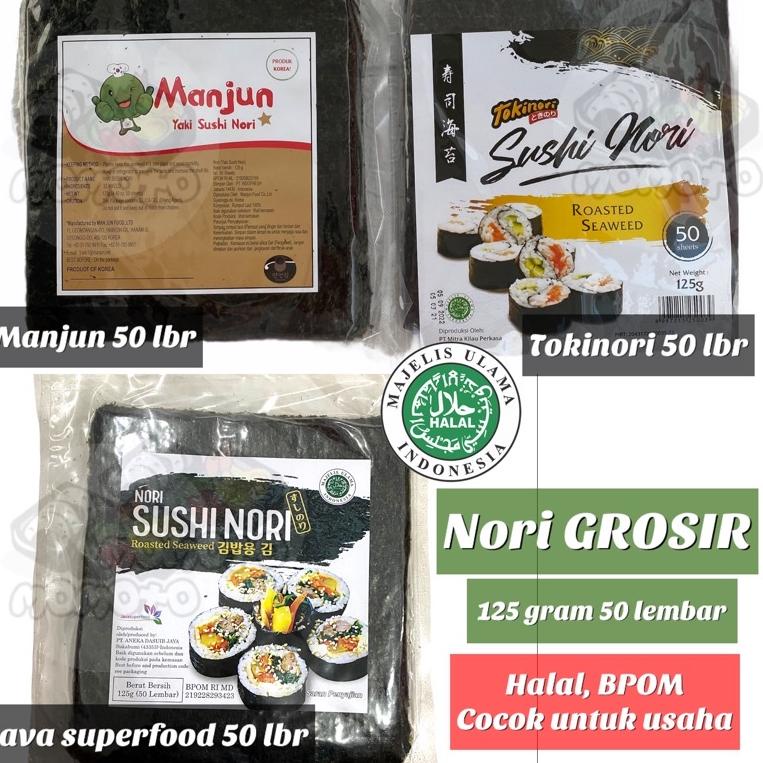 

S27 Manjun - Tokinori - Java Superfood 125 gram Yaki Sushi Nori 50 lembar NEW PRODUCT ゞ