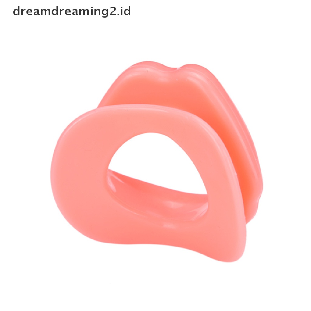 (dream) Silikon Anti Kusut Anti-Aging Wajah Lebih Ramping Latihan Otot Lip Trainer Gym.