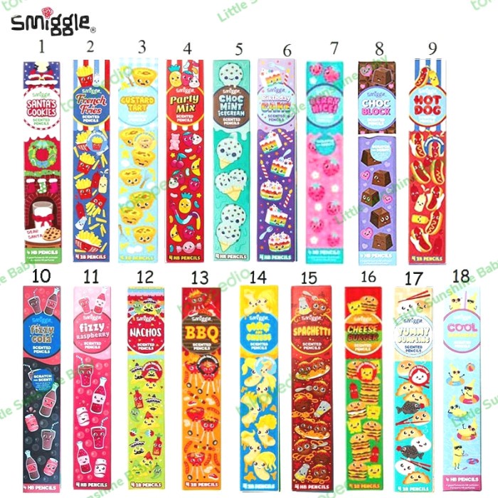 

BISA COD Smiggle Pencil Scented 4in1 Ori